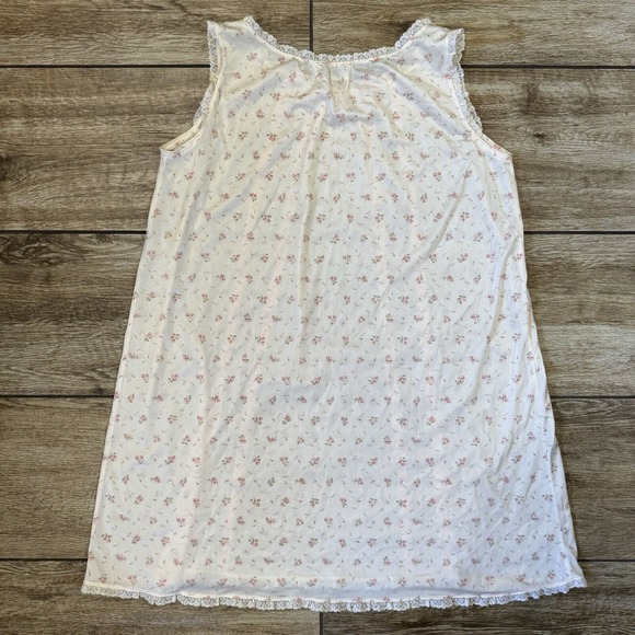 Vintage Nightgown Pajamas Floral Flowers - Picture 12 of 14